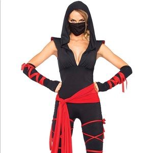 Ninja Costume, Leg Avenue, Med, 4 pc